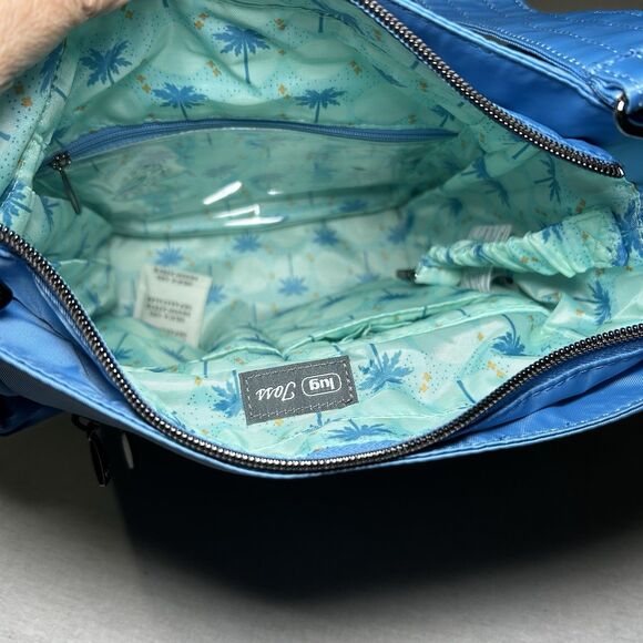 NWT Lug Toss Convertible Crossbody Bag in Coastal Blue, Pockets Galore - Picture 5 of 9